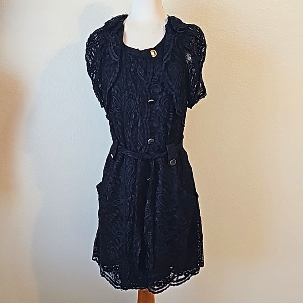 Anthropologie leifsdottir lace, semi formal dress size 6